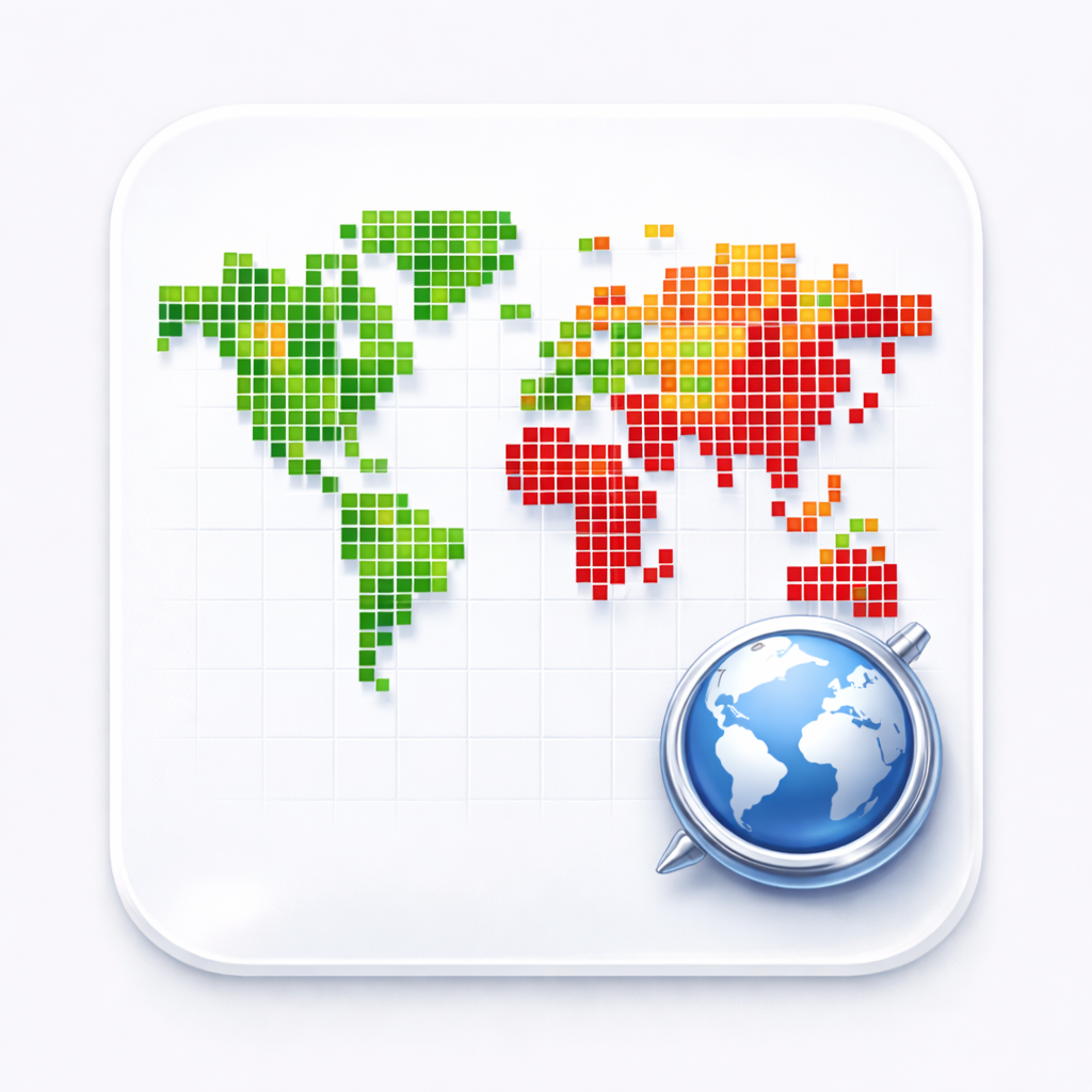 Global market heat map